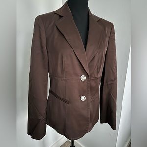 Jones New York Chocolate Blazer, size 4